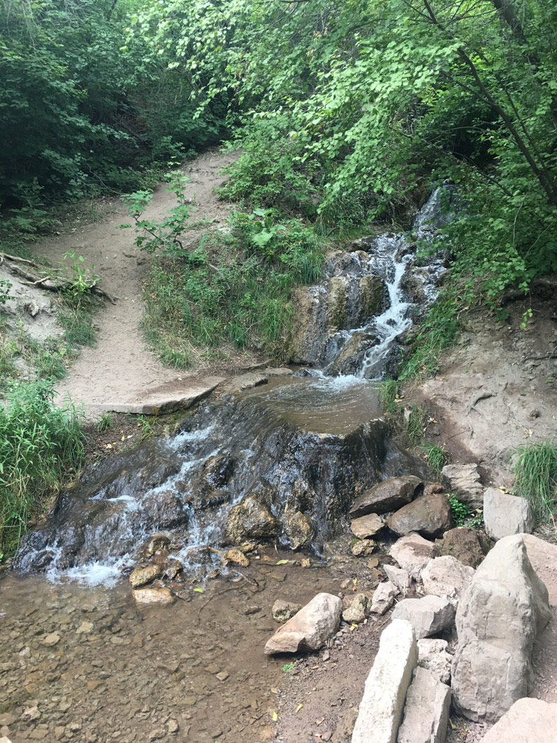 Church Fork in Mill Creek Canyon waterfalls