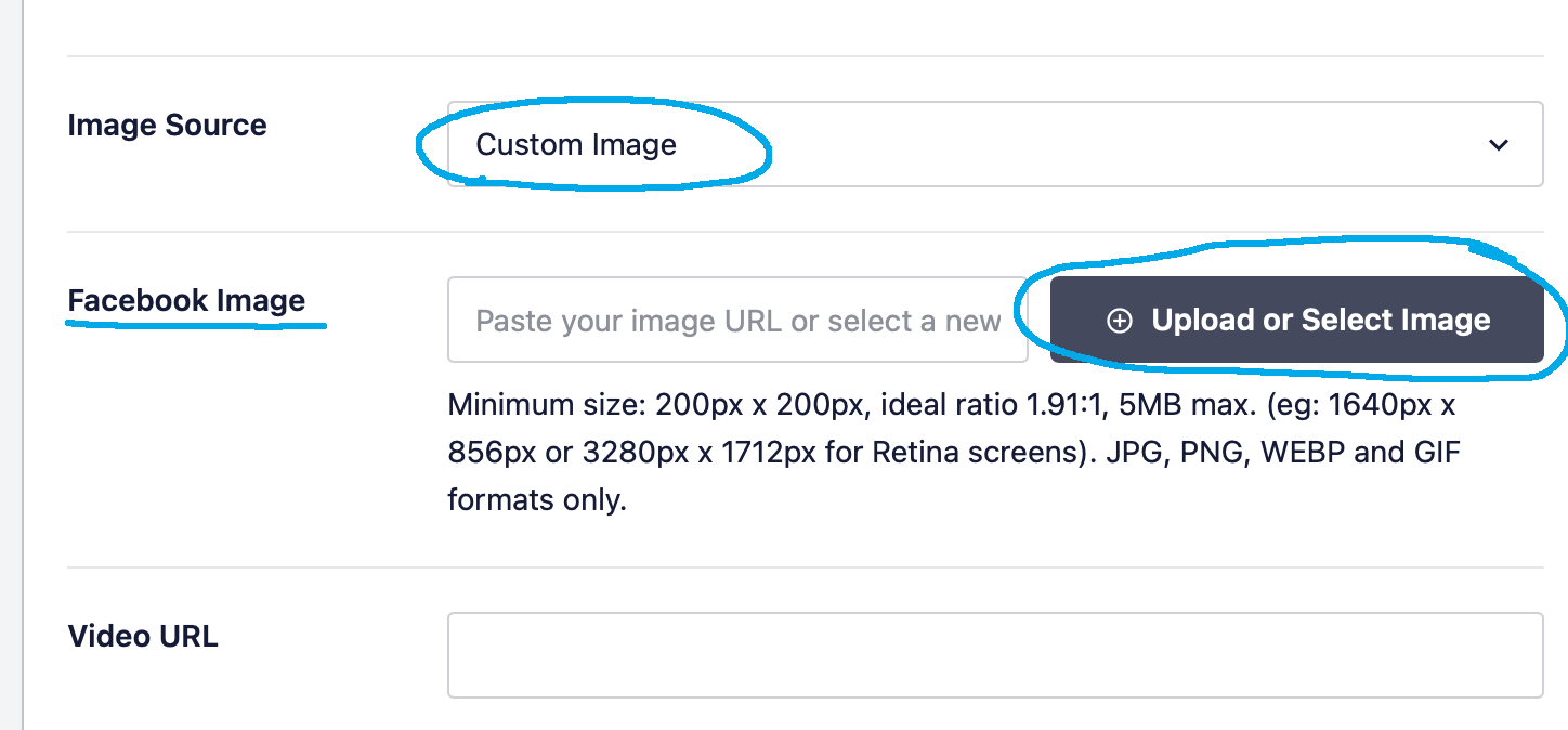 Changing the preview image of your website