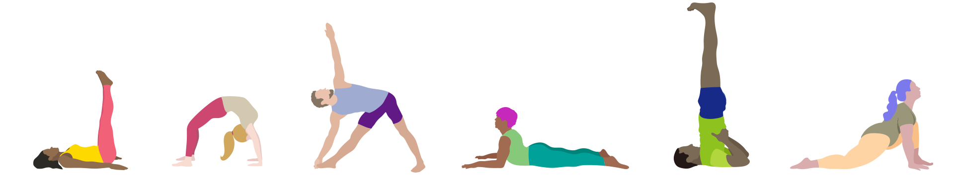 Yoga teacher training manual poses illustrations